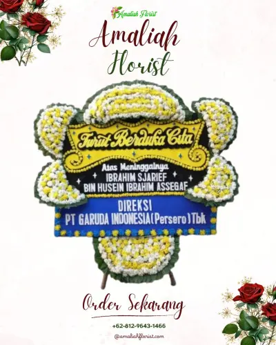 Papan Bunga Duka di Citayam